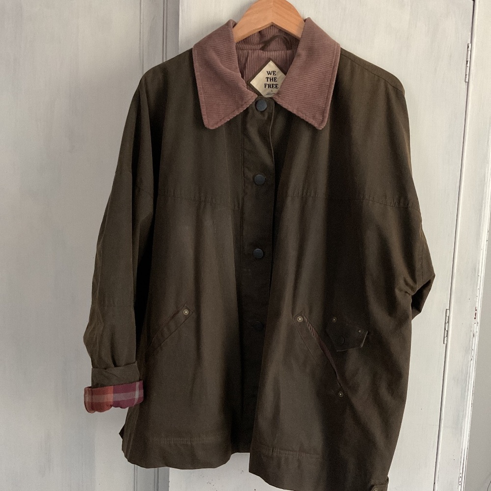 Free People VGUC Cori Waxed Jacket